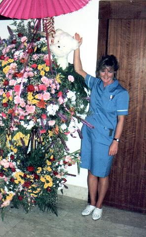 Karen Johnson during her seven years in the United Arab Emirates