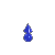 Growing Blue Up Arrow